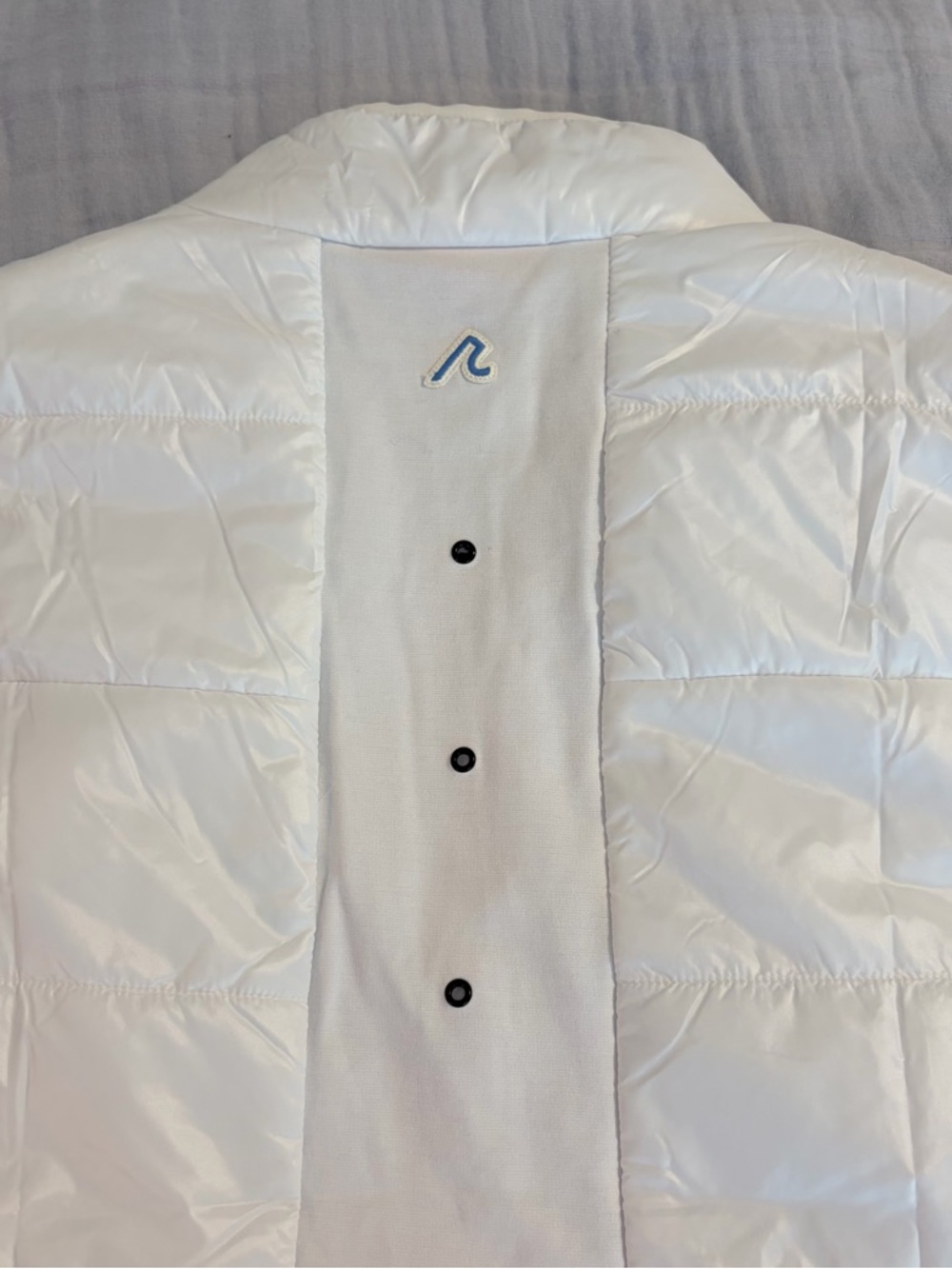 Redvanly Men's White Quilted Packable Puffer Vest White NEW - Picture 3 of 9